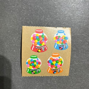 Sandylion vintage rare paper gumball stickers