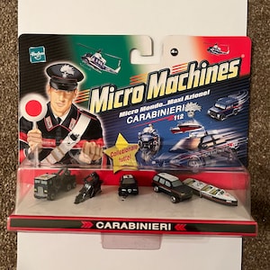 Micro Machines Carabinieri police set