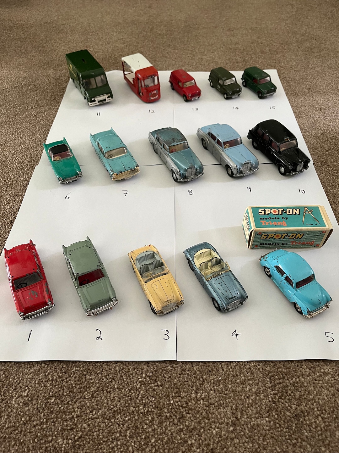 Triang Spot on Vintage Rare Cars and Vans - Please Choose From Drop ...