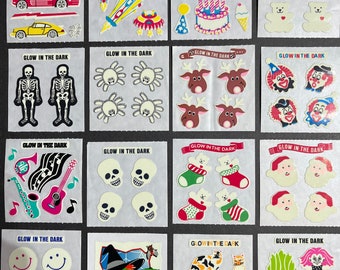 Sandylion Vintage Rare Glow in Dark Stickers - Please Choose From
