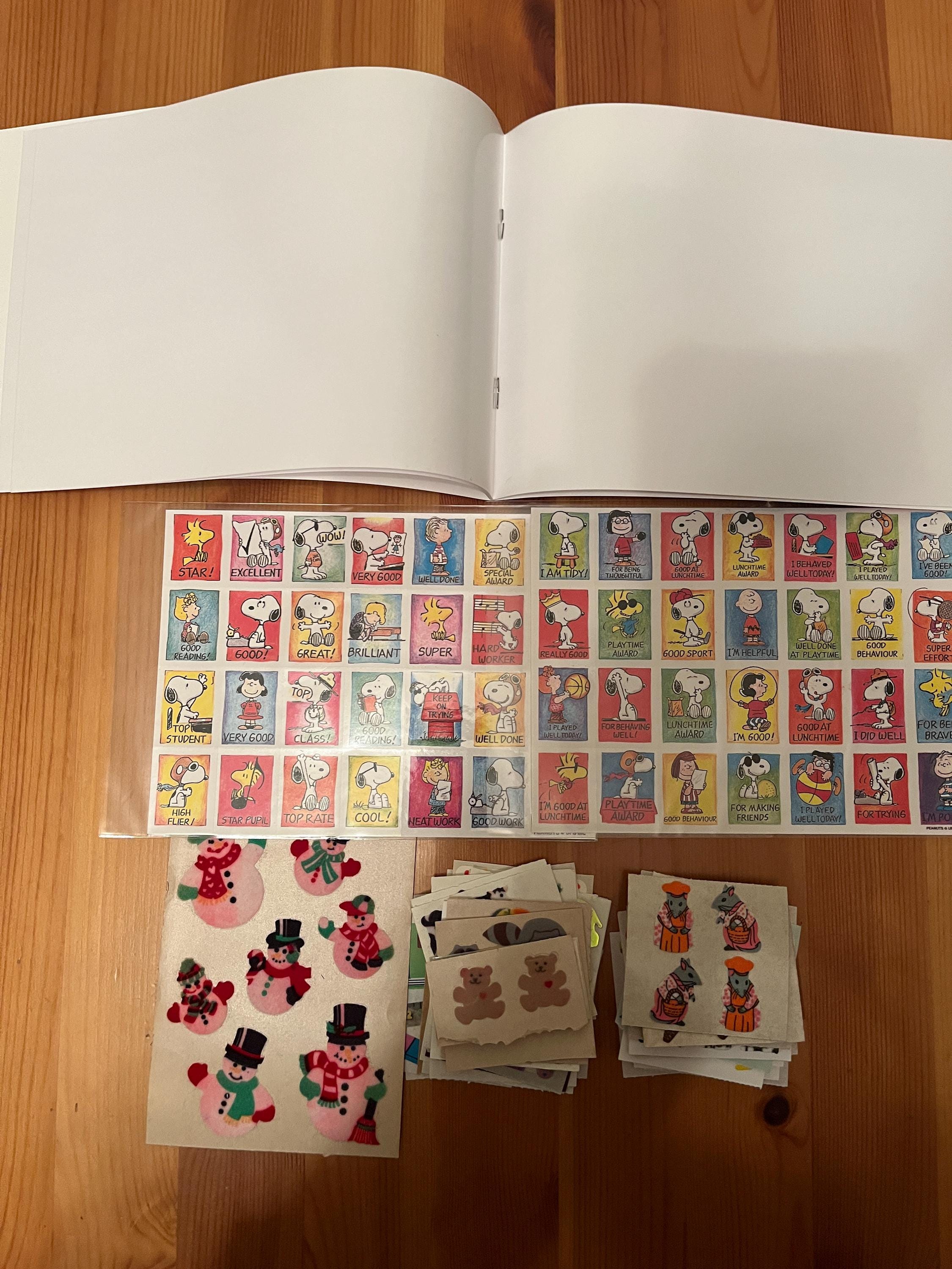 Sandylion Sticker Lot With Purple Peach Sticker Album - Etsy