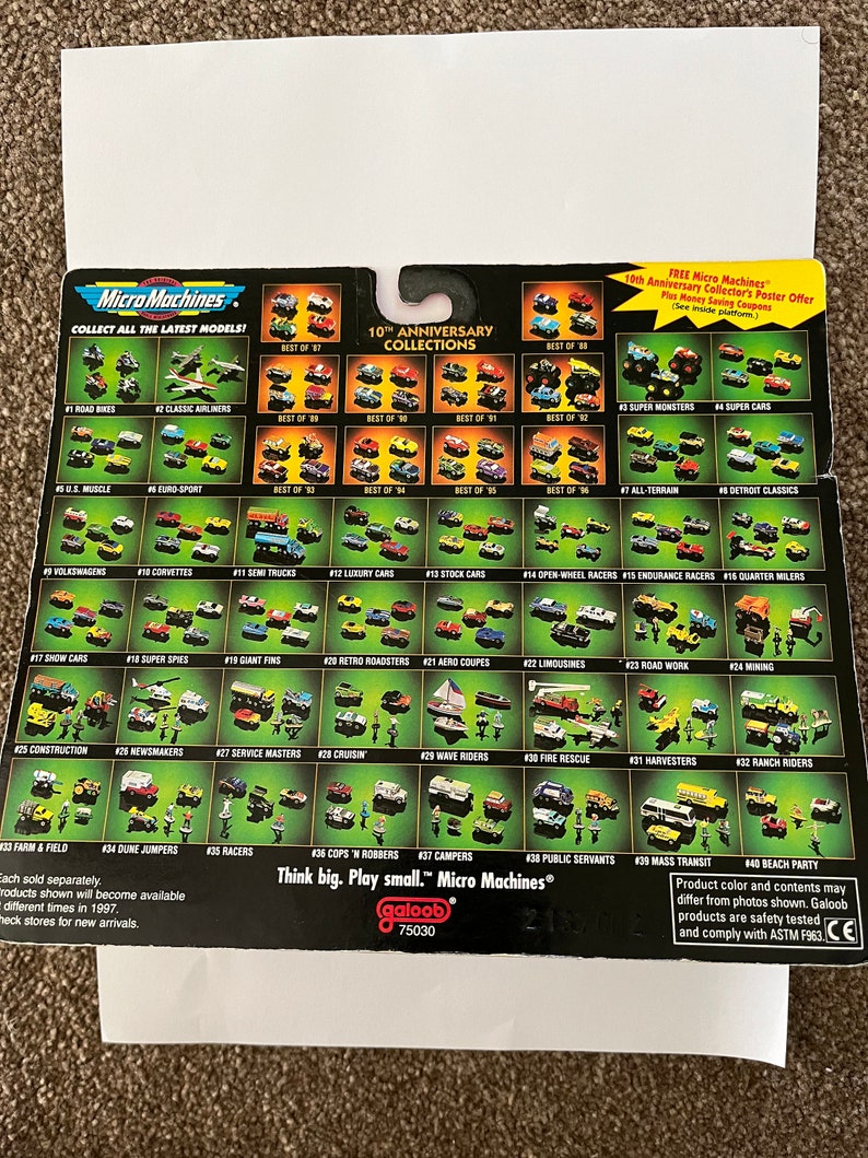 Micro Machines Vintage Rare Service Master Semi Set - Etsy