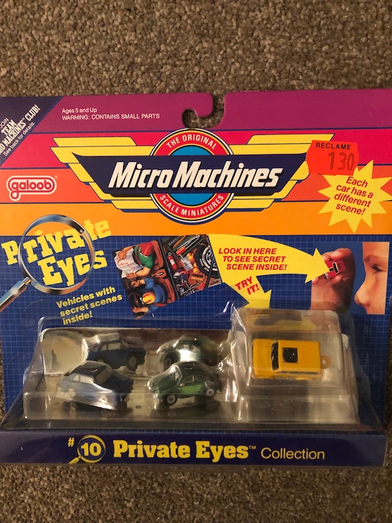 Micro Machines Vintage Rare Private Eyes Set - Etsy