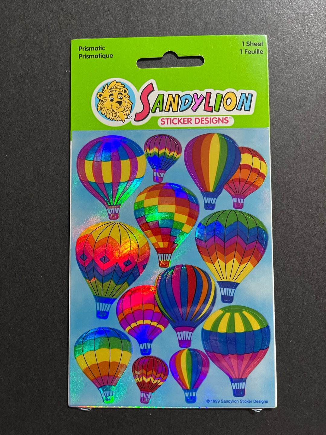 Sandylion Vintage Very Rare Hot Air Balloon Stickers Etsy
