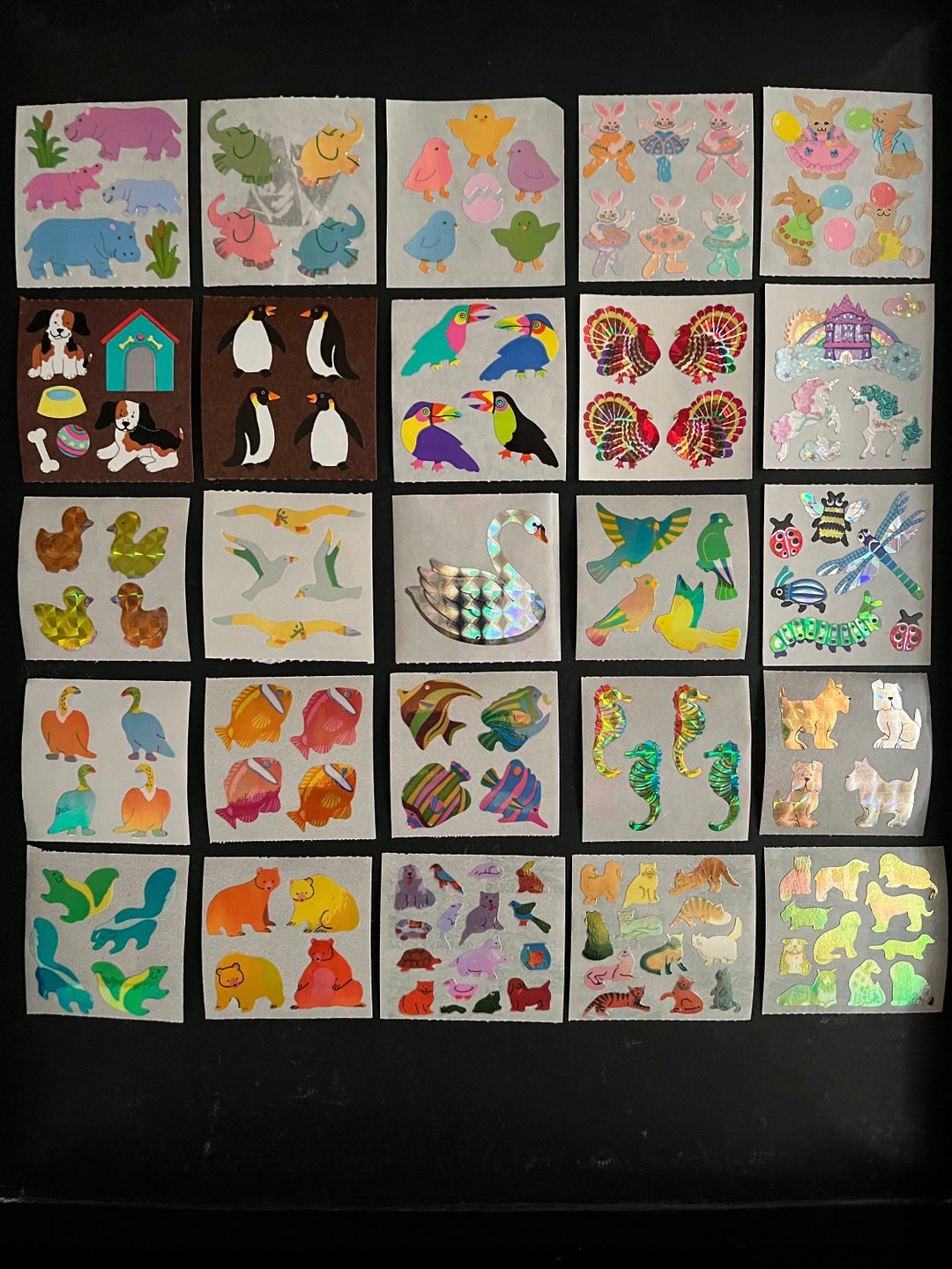 LOT D'Autocollants Vintage - Marques Sandylion, Stickermagic, Etc. - Occasion - Provenance Canada