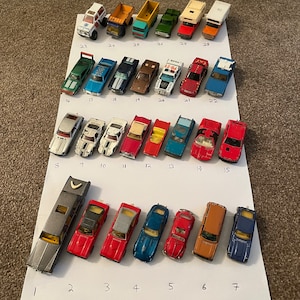 Majorette, Matchbox, Husky cars and trucks - please choose from drop down list