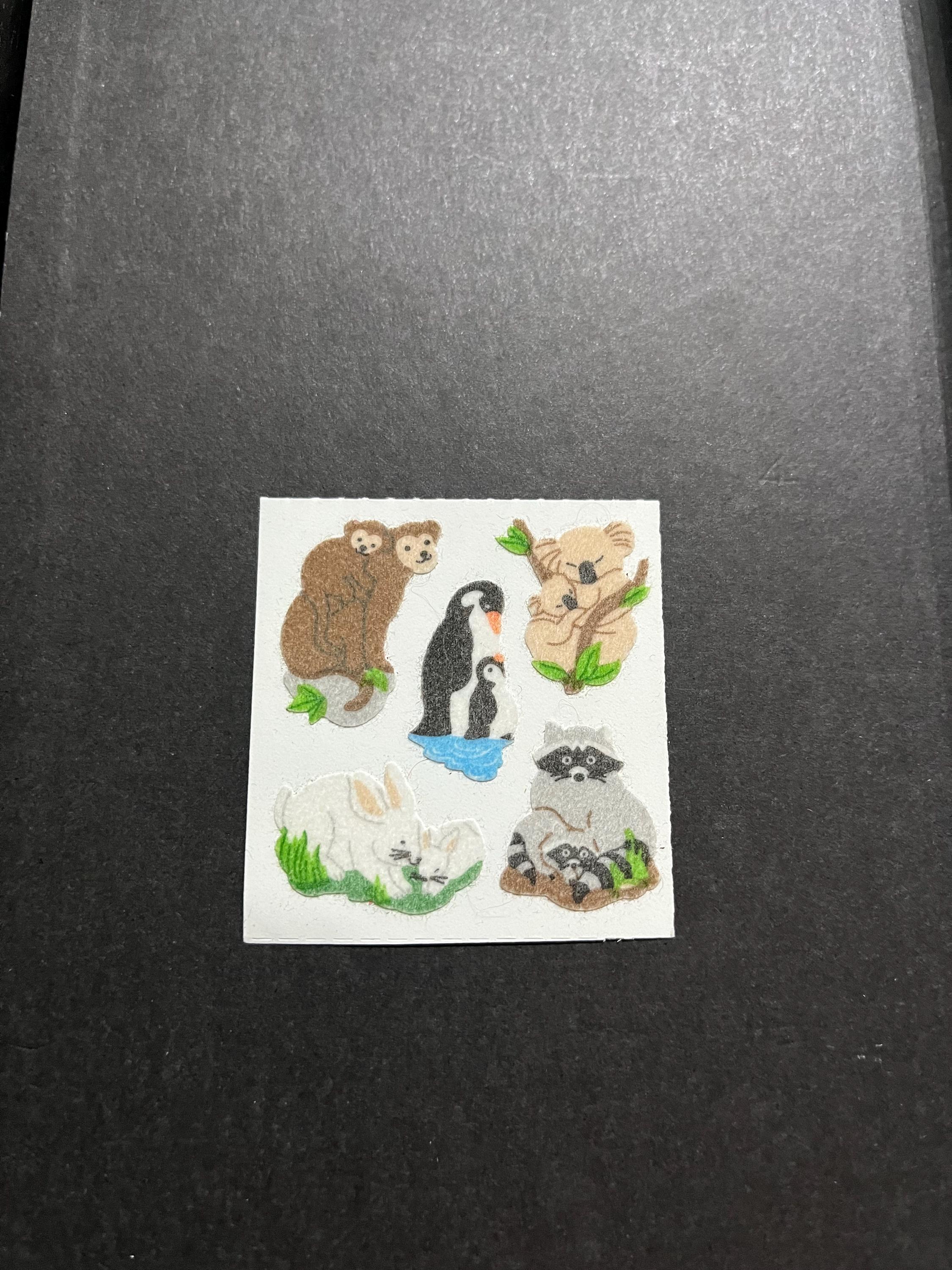 完璧 Vintage Sandylion Rare Etsy - Stickers Animals Fuzzy テープ・マスキングテープ