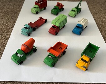 Camion Miniature Construction Lone Star - Marque TUF TOTS, échelle HO 1/87, Angleterre, Occasion Bon état