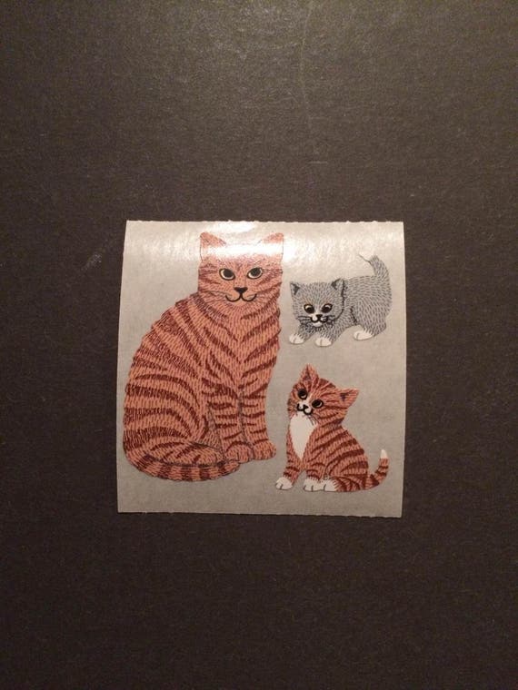Sandylion vintage very rare kromekotepaper animals on phone stickers