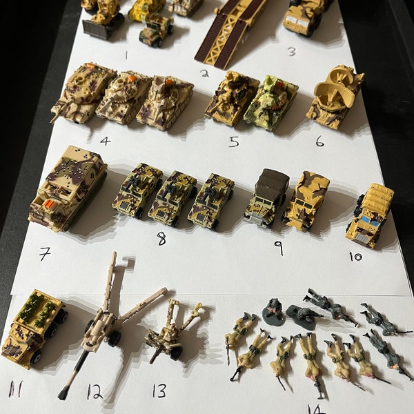 Micro Machines vintage rare Army Vehicles - please choose from drop down list