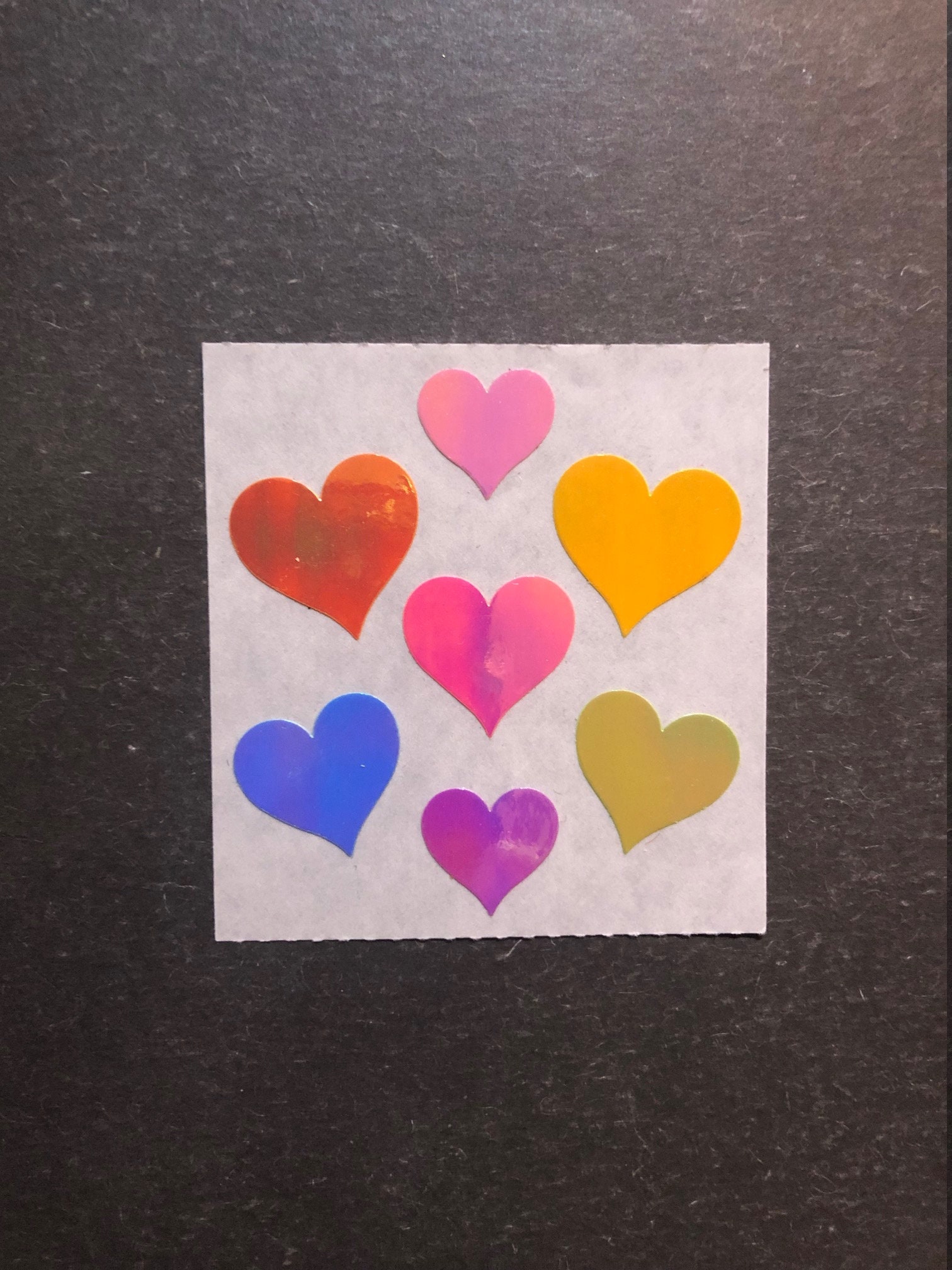MULTI Sandylion FLOWERS & HEARTS Strip of MINI Stickers RETIRED' 