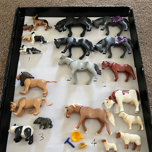 Playmobil Animals Etsy