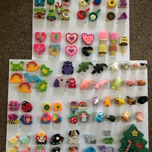 Erasers/Rubbers - some vintage. - please choose from drop down list