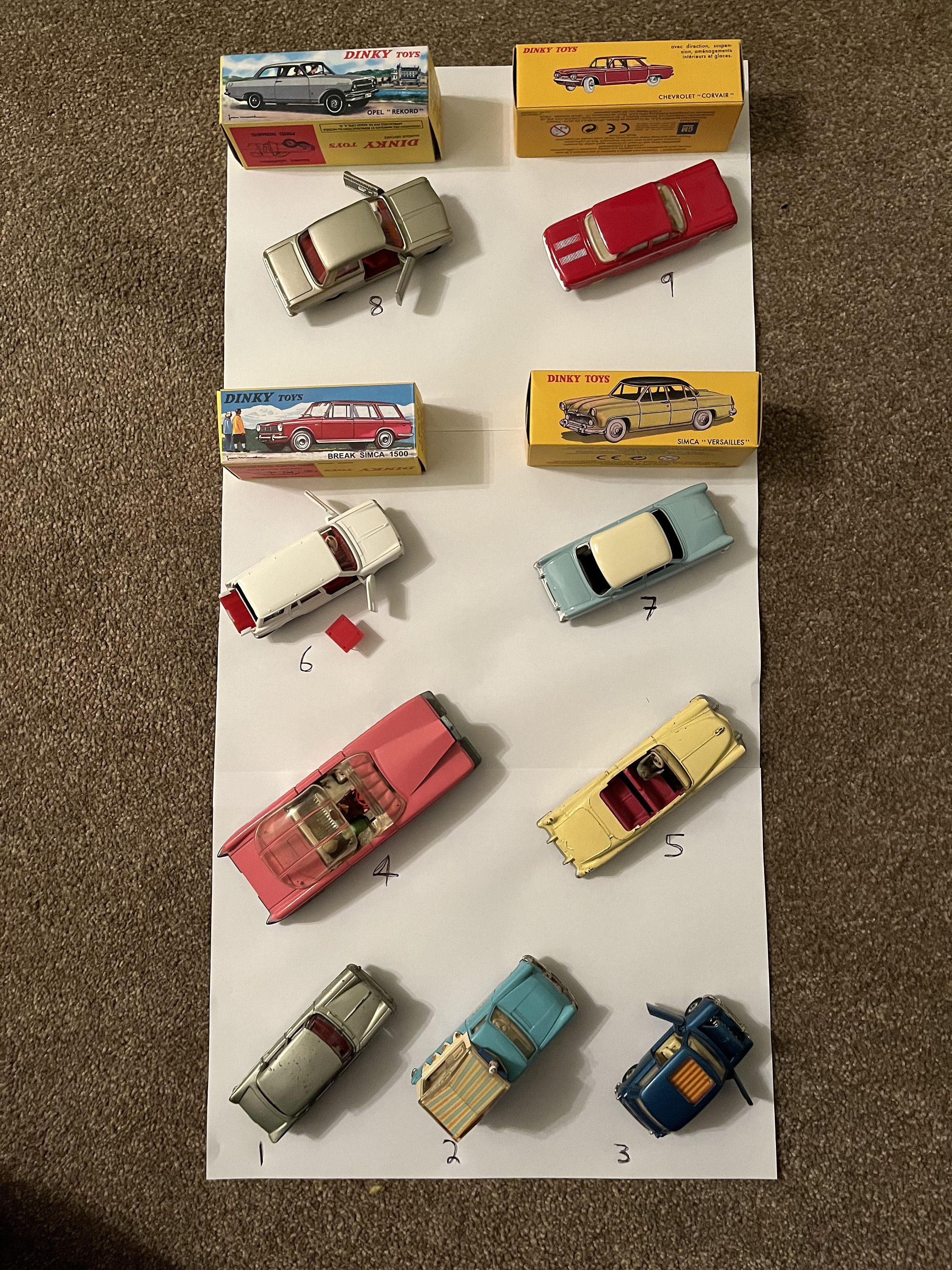 レトロミニカー 9点 dinky corgi eidai sukura 送料無料】模型車 モデルカー ヴィンテージコーギーディテール