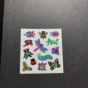 Sandylion vintage rare small insect stickers