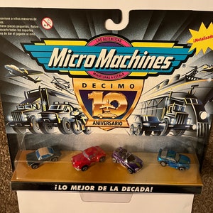 Vintage micromachines i Lo Mejor De La Decada-set
