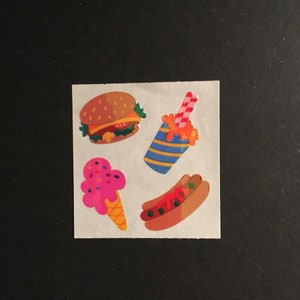 Sandylion vintage rare shiny junk food stickers