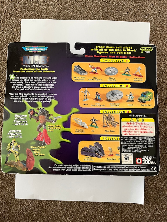 Micro Machines Vintage Rare Men in Black Set - Etsy