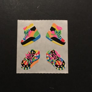 Sandylion vintage sehr seltene Kromekote Trainer/Sneaker Sticker
