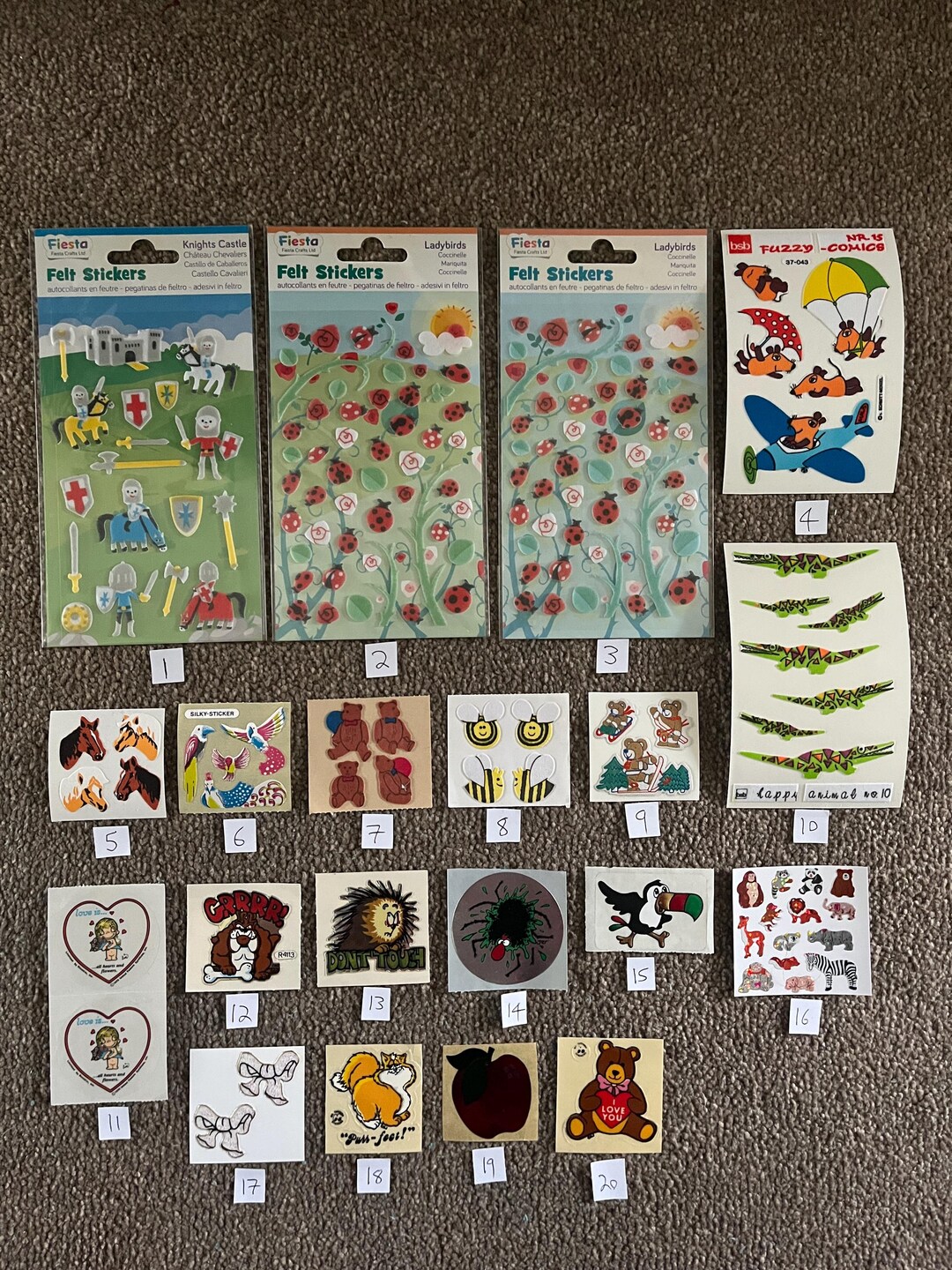 Vintage Stickers - Please Choose From Drop Down List - Etsy