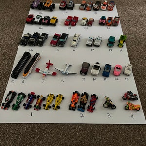 Micro Machines vintage cars, racing cars, bike, planes, trains - please choose from drop down list