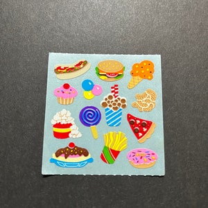 Sandylion vintage rare paper junk food stickers