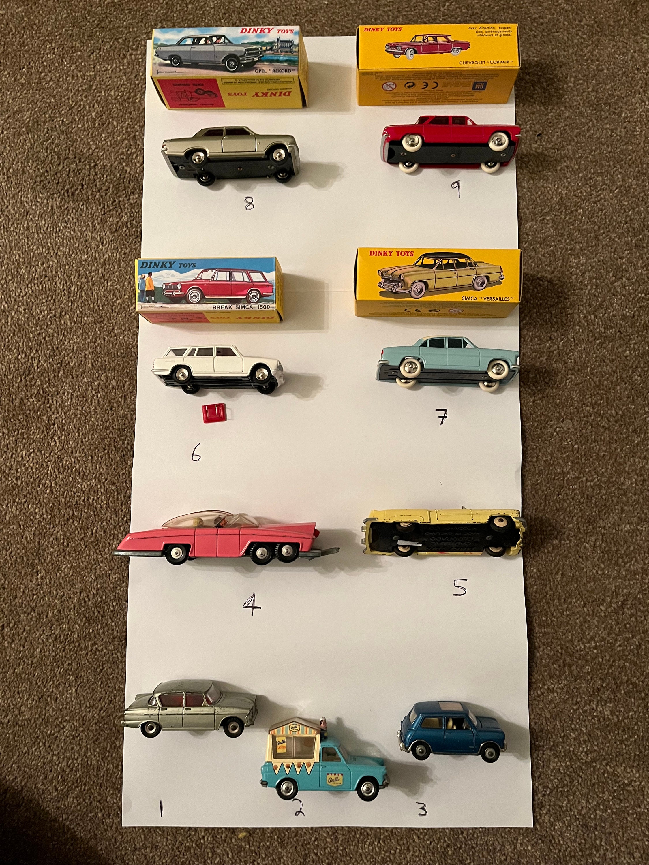Dinky Toys and Corgi Toys Cars - Please Choose From Drop Down List