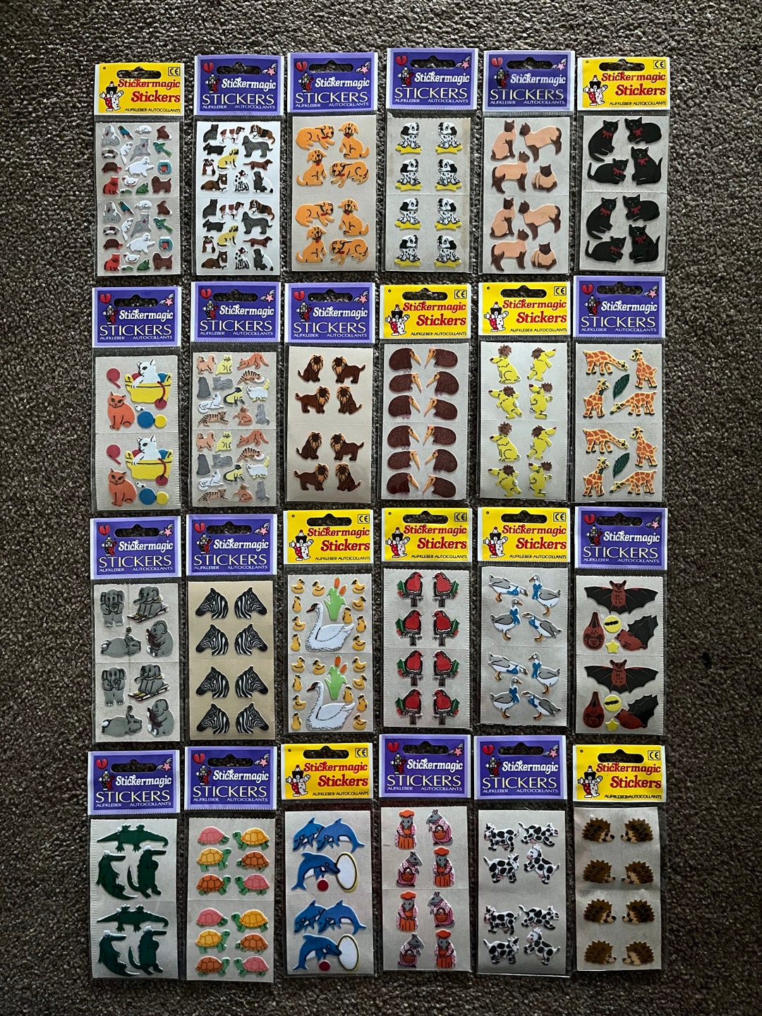 Fuzzy R Sticker Stickermagic Fuzzy Stickers - Please Choose From Drop Down List - Etsy