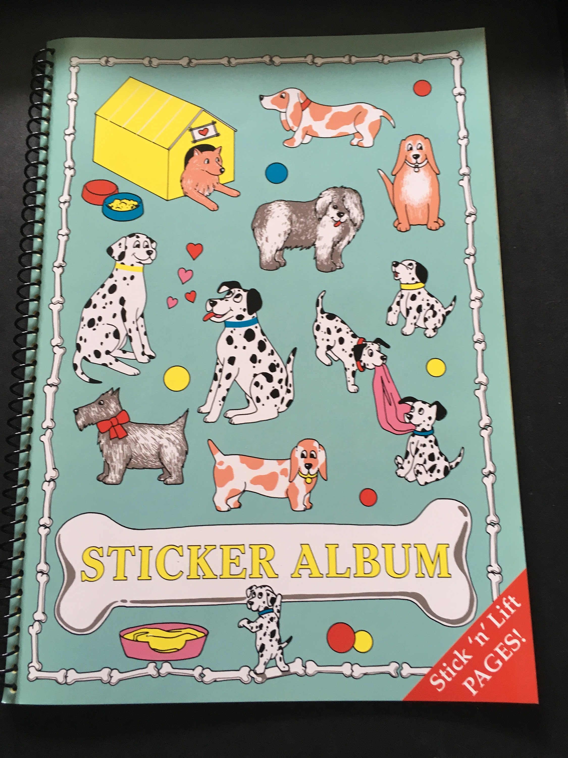 Vintage Reusable Sticker Book, Reusable Sticker Album, 5 X 7 Sticker,  Silicone Release Paper, Autumn, Floral, Sticker Storage Book 