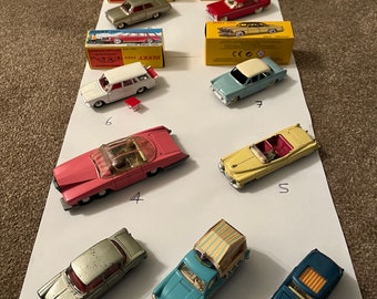 Dinky Toys and Corgi Toys cars - please choose from drop down list