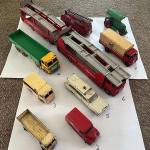 Dinky Toys vintage trucks and vans - please choose from drop down list