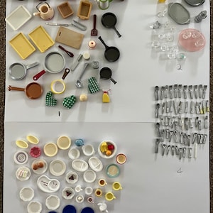 Sylvanian vintage rare kitchen/cafe accessories - please choose from drop down list