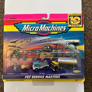 Micromachines vintage zeldzame servicemaster semi-set
