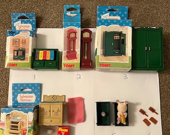 Muebles vintage raros de Sylvanian: elija de la lista desplegable