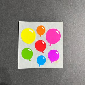 Sandylion vinatge rare paper balloon stickers