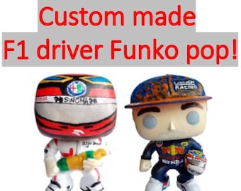 Custom made F1 driver funko pop! - request which driver and how you want them to look