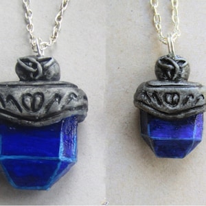 Freya&#39;s talisman inspired polymer clay charm necklace *bigger version now available*