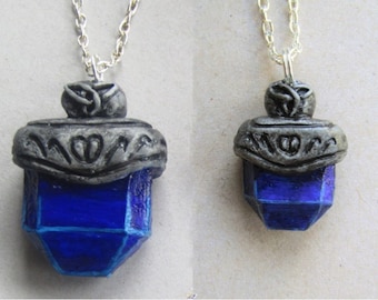 Freya's talisman inspired polymer clay charm necklace *bigger version now available*