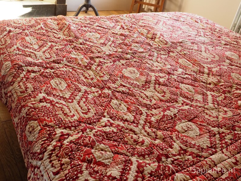 Original Boutis Bedcover Antique French Quilted Blanket Bed Etsy