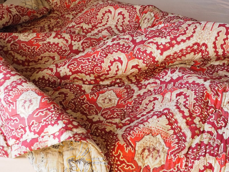 Original Boutis Bedcover Antique French Quilted Blanket Bed Etsy