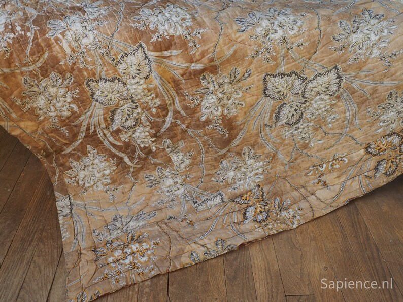 Original Boutis Bedcover Antique French Quilted Blanket Bed Etsy