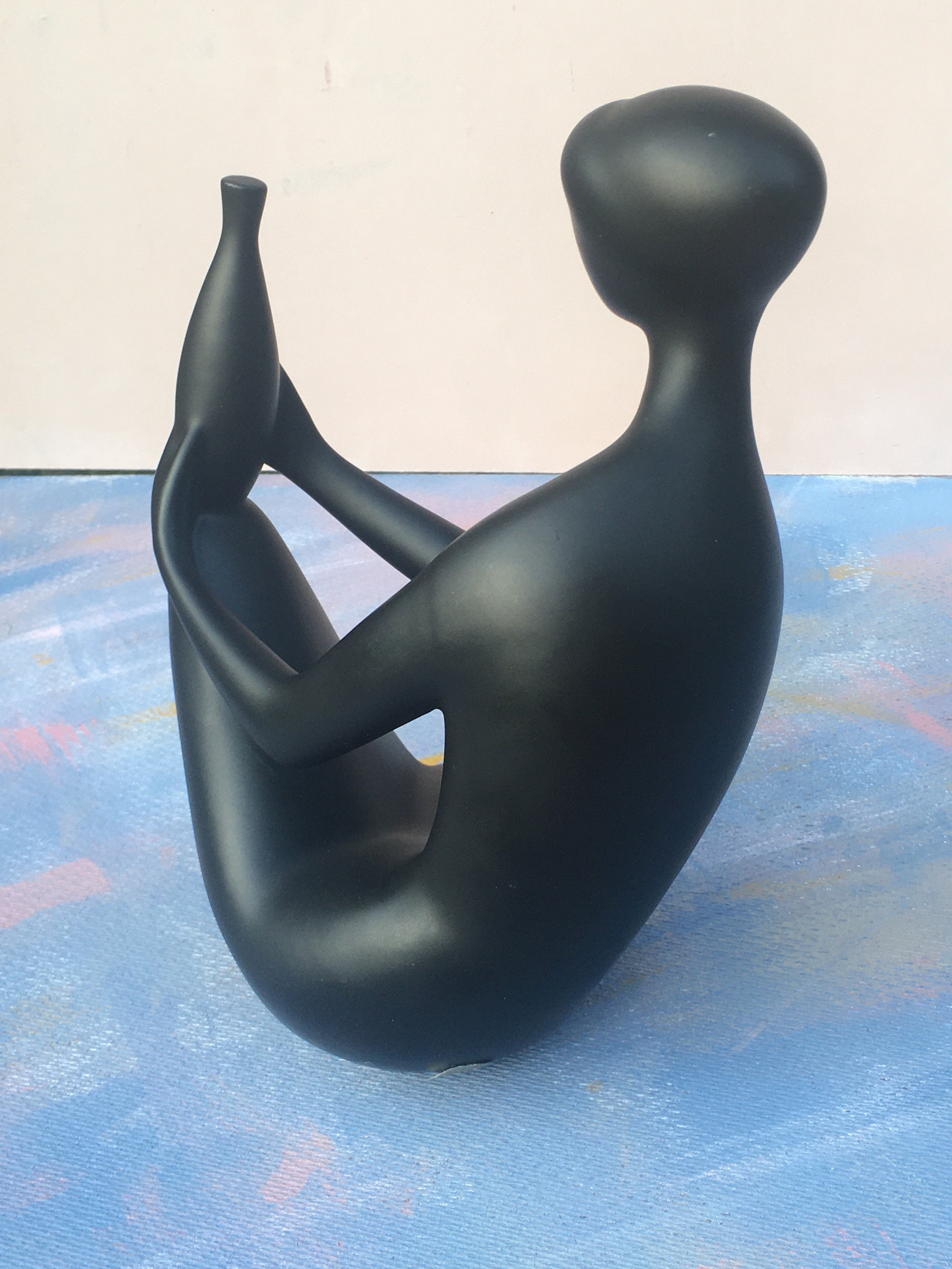 Porcelain Statue Designed by Jitka Forejtova for Royal Dux in