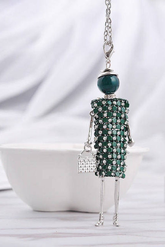 Beautiful doll pendant,charm,keychain,purse,choose color.