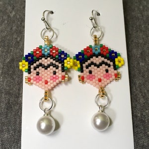 New Beautiful FRIDA Khalo earrings