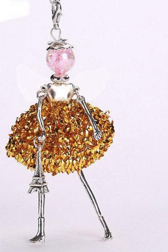 Fashion shiny Doll Pendant necklace ,Eiffel Tower charm,vintage charms,choose Color, women,daughters,aunties