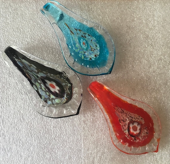 Bulk 3 pcs. Beautiful Large Crystal Glass Pendants,large hole, unique pendants.