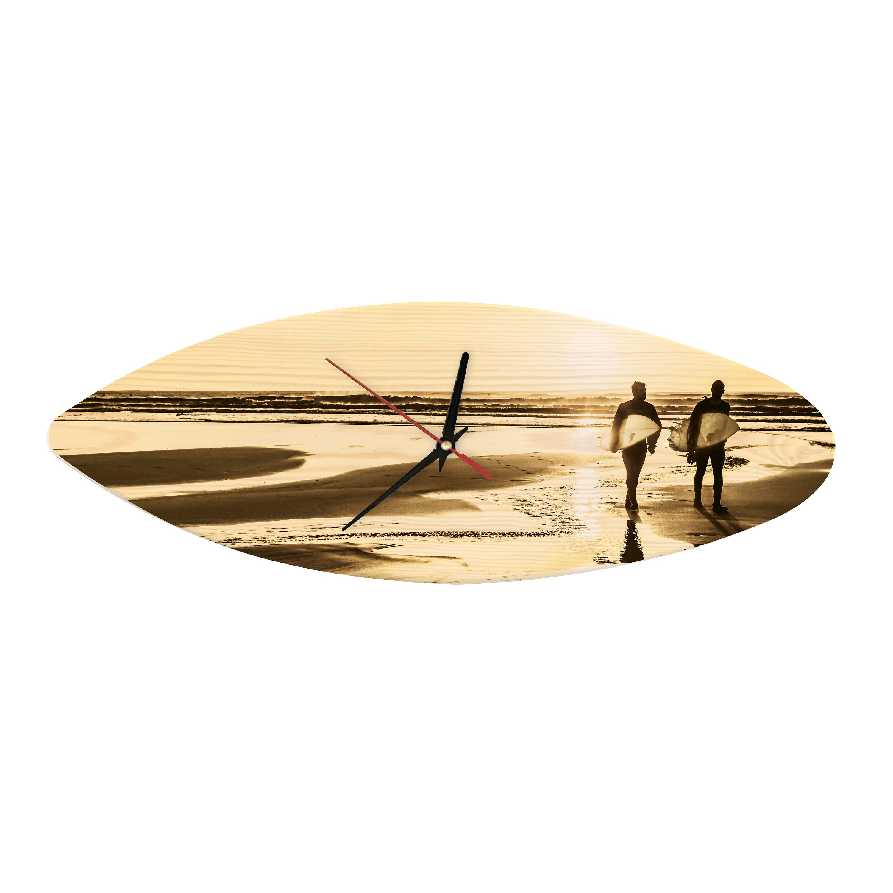 Surf wall clock Wooden clock surfboard clock original surf Etsy