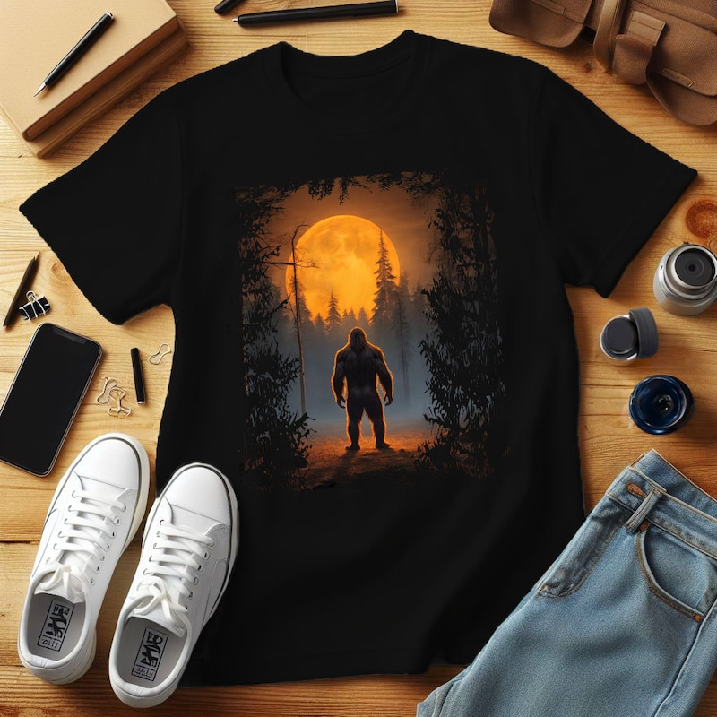 Youth Bigfoot / Sasquatch T-Shirt - How To Identify Bigfoot Long Sleeve Shirt For Boys - View #6