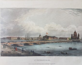 St. Petersburgh by Davenport c. 1835 (Russia)