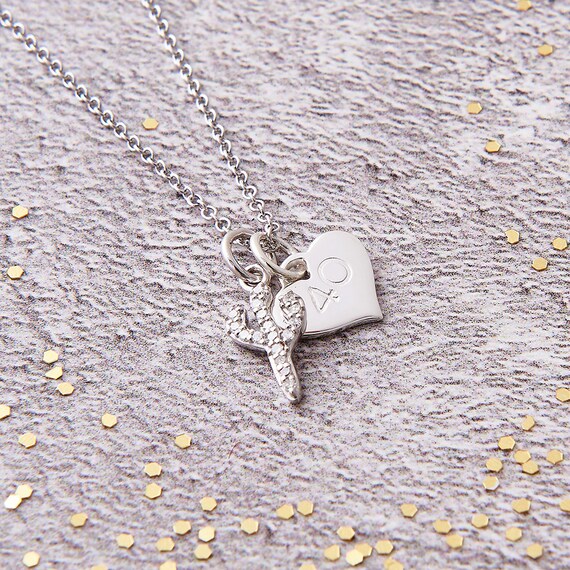 Cactus Necklace Diamond Cactus 